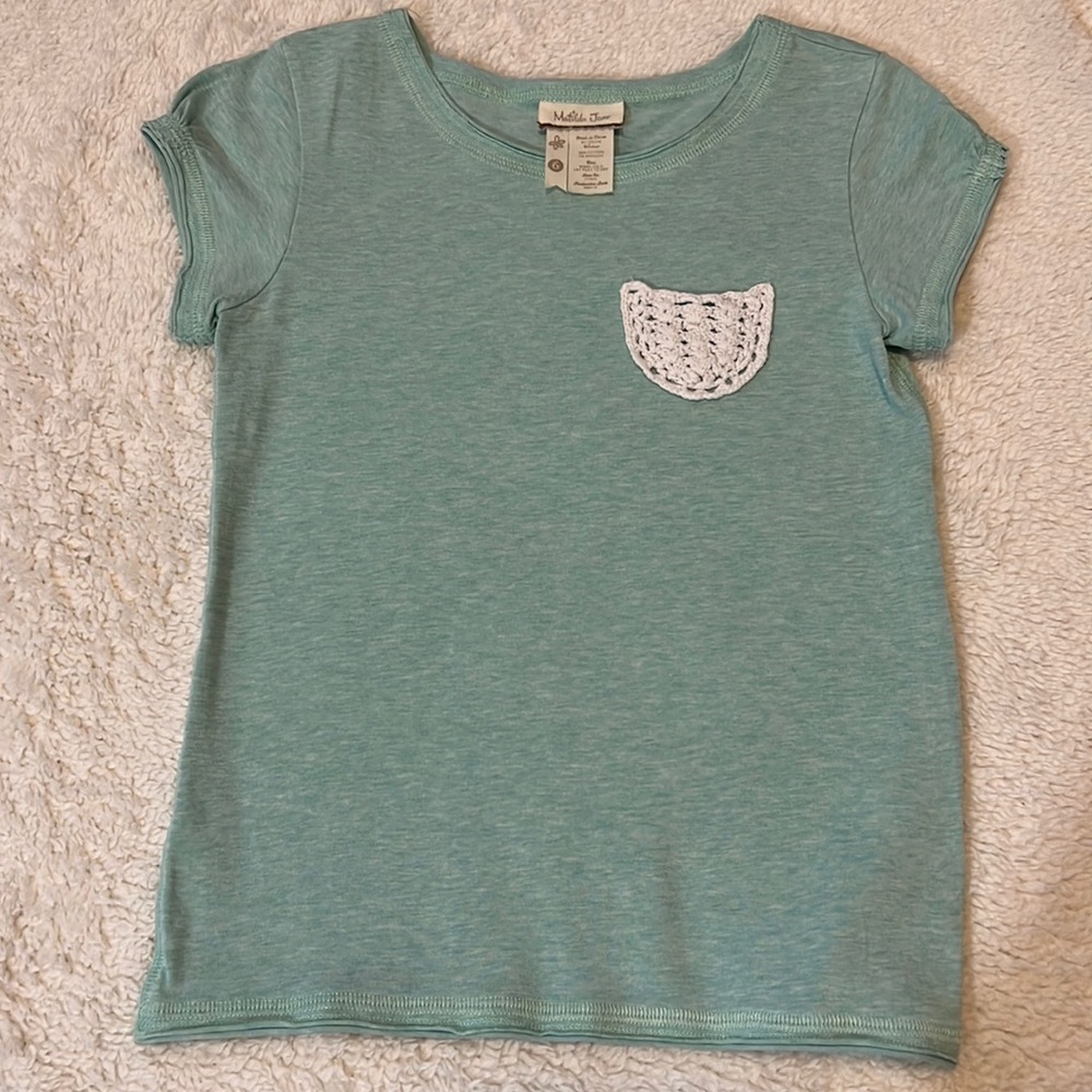 Matilda Jane Size 6 Mist Short Sleeve Tee